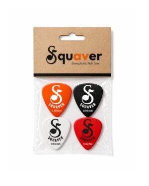 20260424_161219_0000 Squaver Premium Guitar Plectrum Pack (Set of 4) – Multi Thickness Picks for Acoustic & Electric Guitar