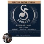 Squaver Electric Guitar Strings - Regular Light Gauge (.010 - .046) - Nickel-Plated Steel