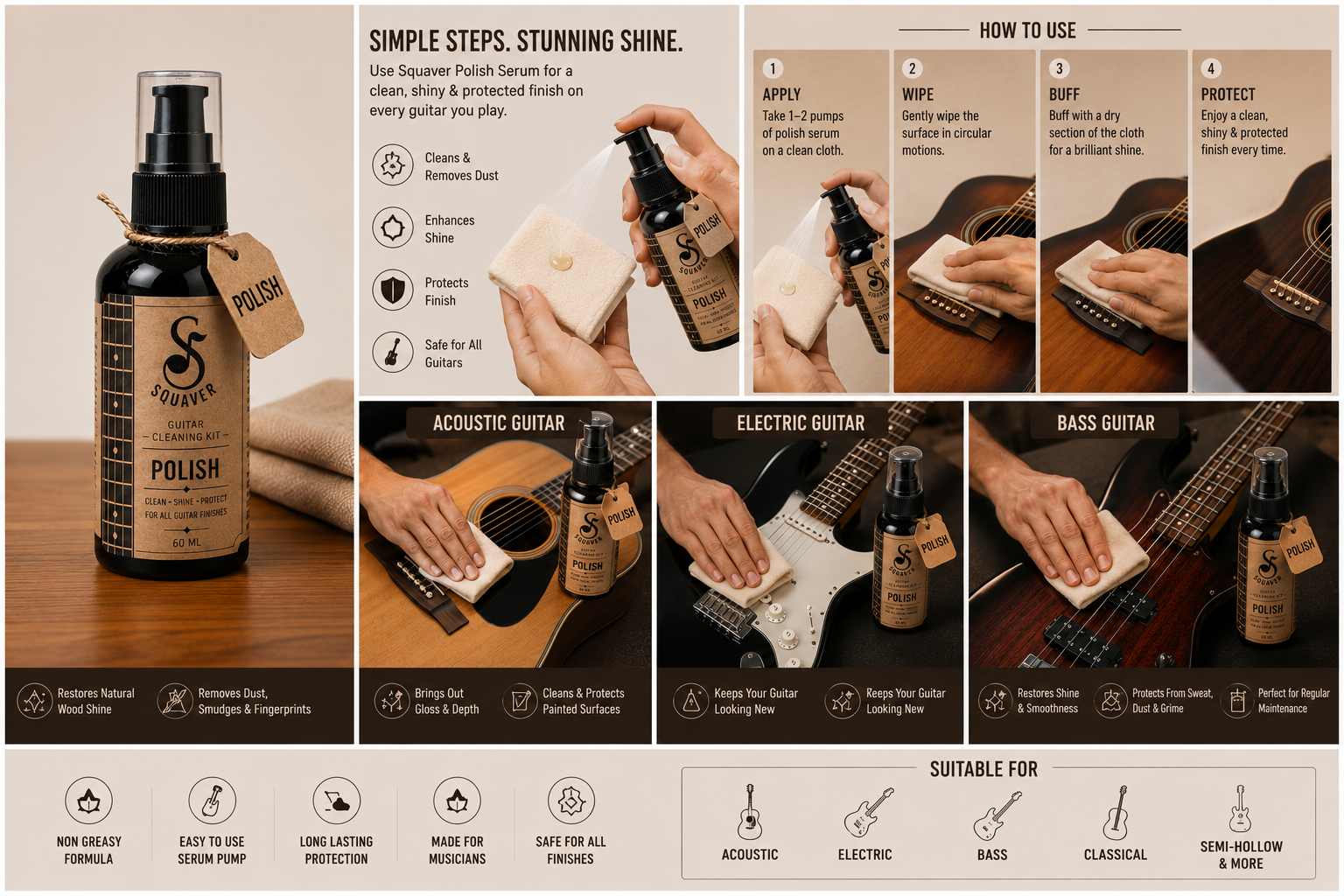 electric guitar polish