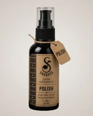 Guitar Polish, Cleaning Kit, Cleans and Shines All Gloss and Matte Finishes, 60 ml